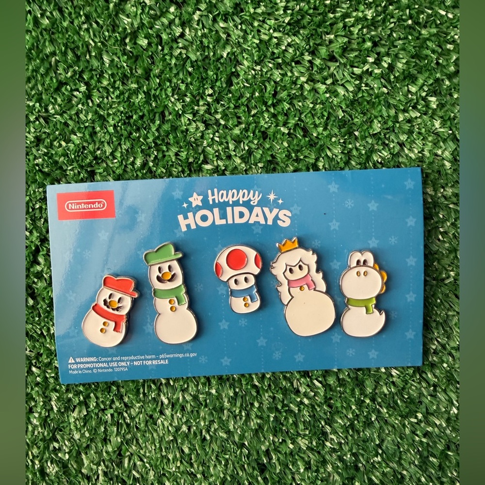 🍄Nintendo Pin Set